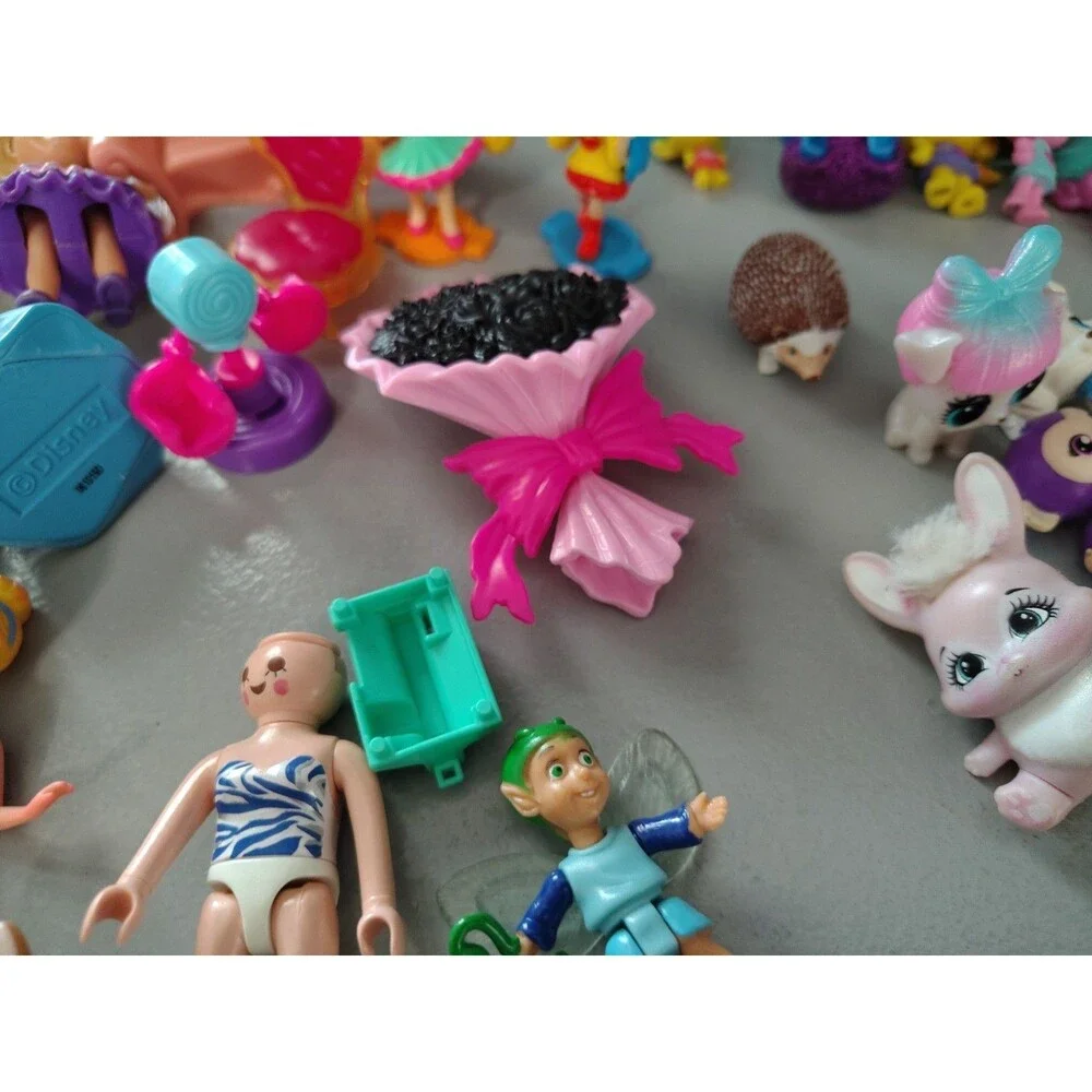 Huge 60+pc Random Girl Toys Toy Figure Lot Disney, Trolls, MLPony, Animals Dogs - Picture 6 of 11
